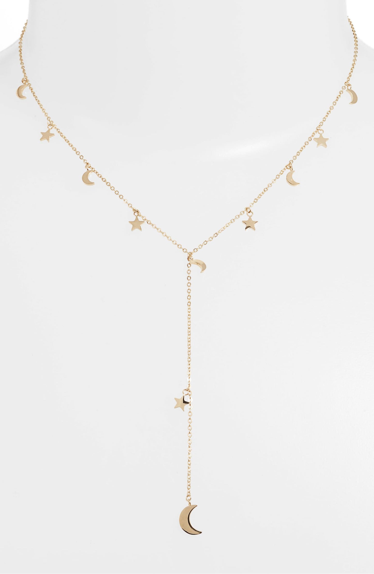 Sun Moon Stars Y-Necklace